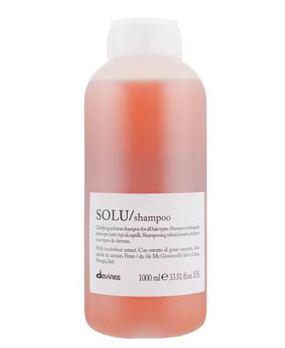 Активно освежающий шампунь для глубокого очищения волос - Davines Essential Haircare Solu Shampoo